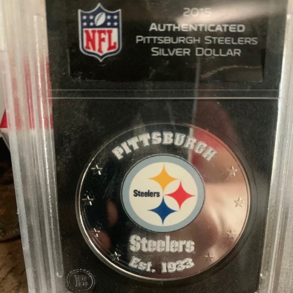 Steelers silver dollar